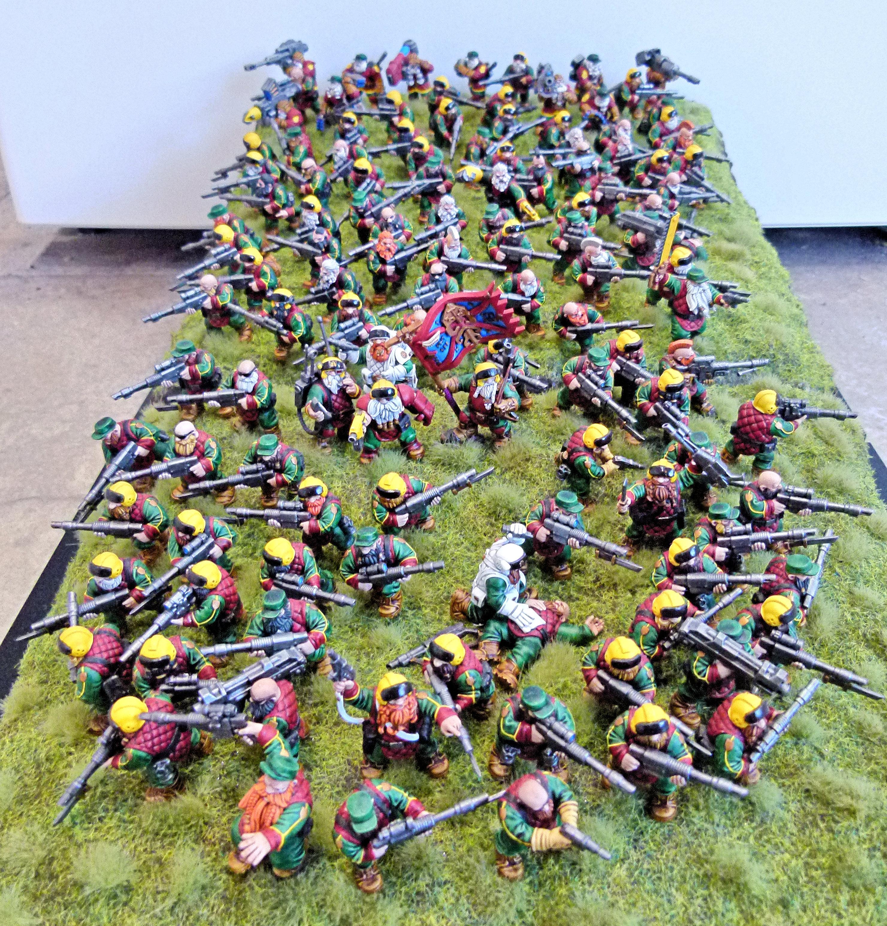 3d print army diorama squats wd 111 space dwarf diorama front